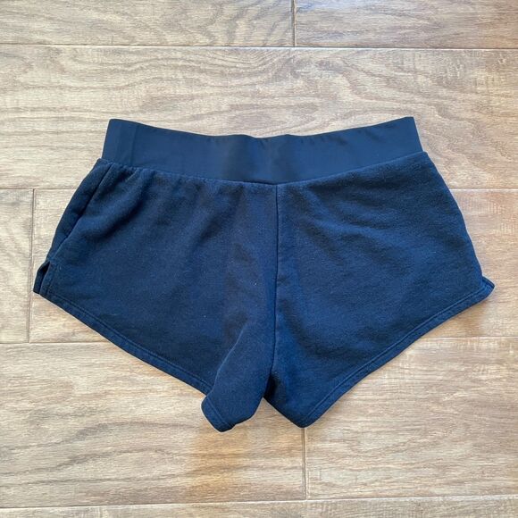 Victoria Sport Victoria's Secret Sweat Shorts Size XS Black/Pink Spell Out - Picture 2 of 10